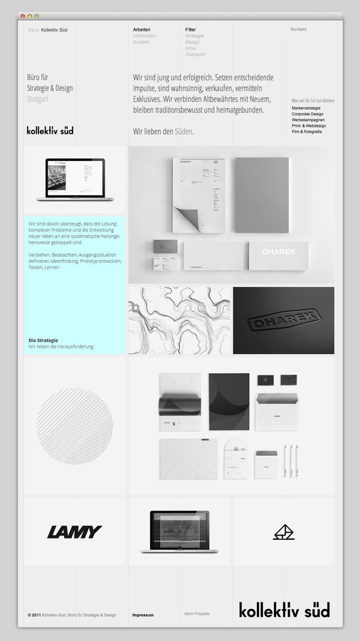 Kollektiv Süd #design #website #studio #layout #web