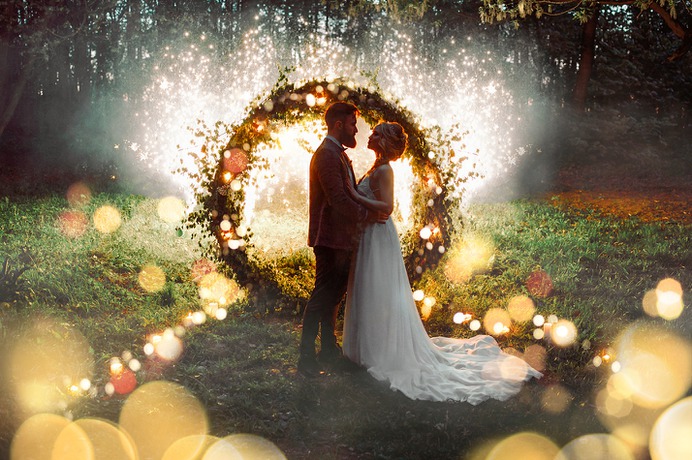 Luxury Wedding Collection includes 373 Wedding Overlays for Photoshop