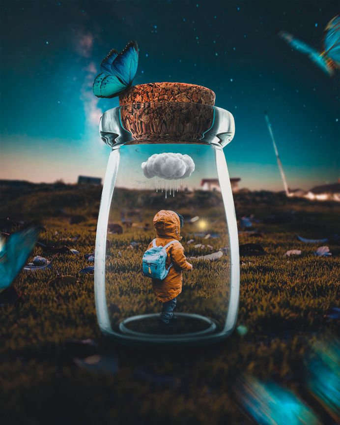 Whimsical and Dreamlike Photo Manipulations by Rizal Avib