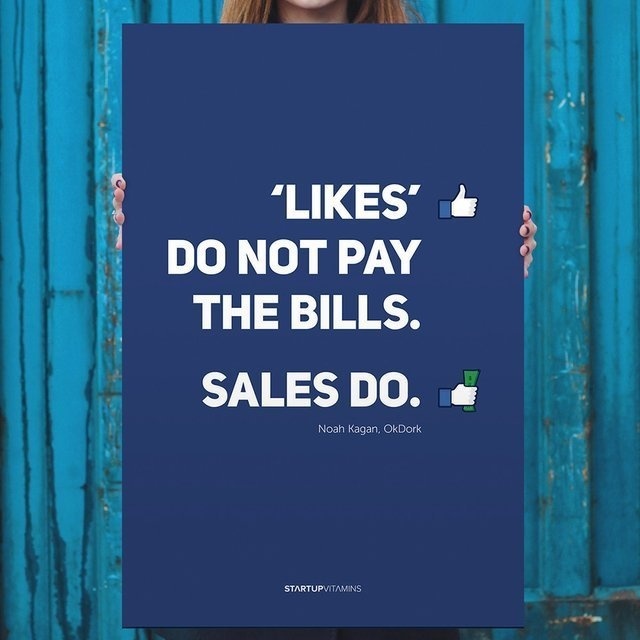 Likes Don't Pay the Bills Poster #inspiration #poster #typography