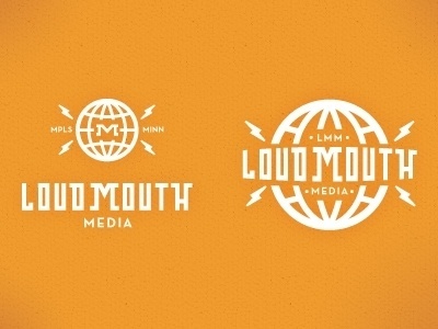 Dribbble - Loud Mouth Media Logo by Phalen Elonich #mpls #elonich #phalen #minnesota #design #concept #loudmouth #logo #media
