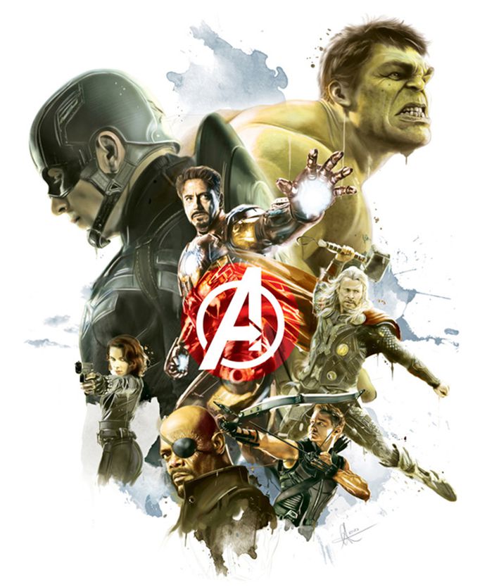 The Avengers by Alberto Reyes Francos