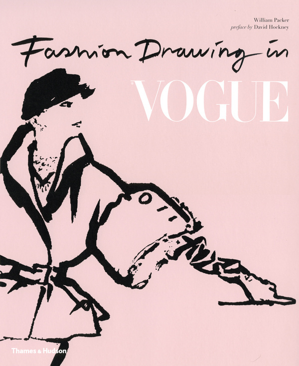 fashion drawing in vogue #vogue #pink #book #cover #illustration #fashion #drawing