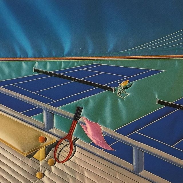 Optically Addicted: Masafusa Shibuya, satin, organdy, and silk thread...