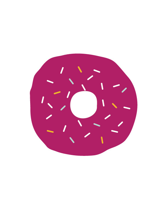 donut-color #pattern #food #dessert #drawn #purple #donut #sprinkles #hand