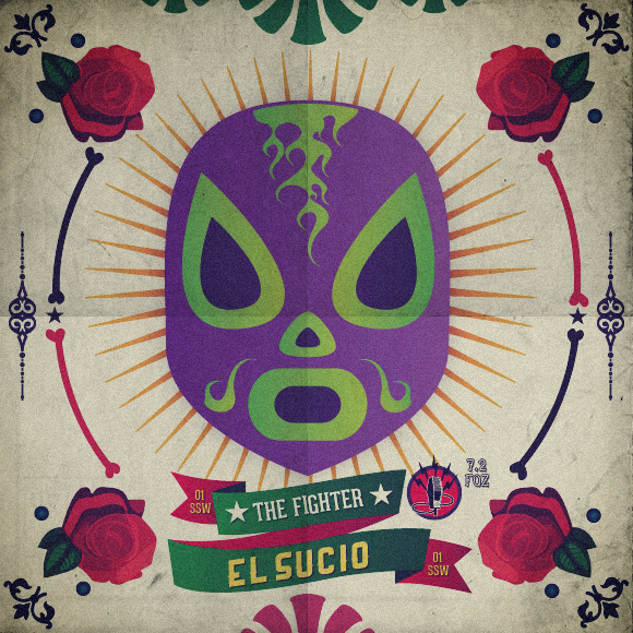 The fighters on Behance #lucha #print #illustrator #graphic #colours #desing #libre