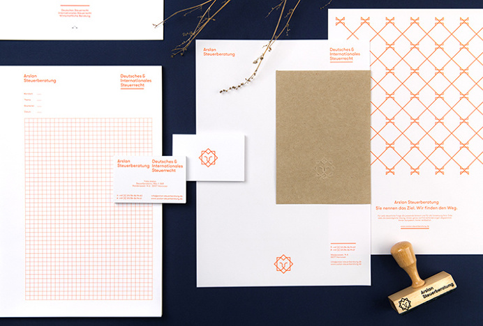Arslan Steuerberatung by Bureau Hardy Seller #graphic design #print #stationary