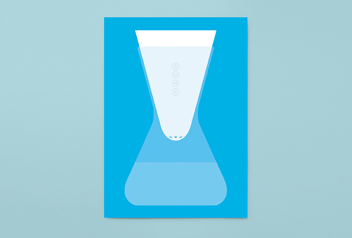 Soma Water by Manual #print #branding