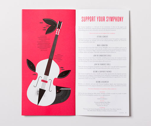 Brochure design idea #435: HansThiessen_VictoriaSymphony_09 #brochure