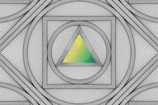Vectors - Empire Wealth 03 by Taechit Jiropaskosol for YouWorkForThem - YouWorkForThem #lines #triangle #pattern #ywft
