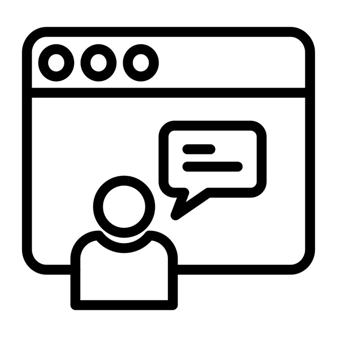 See more icon inspiration related to mail, ui, chat bubble, browser, communications, user, chat, message, interface and people on Flaticon.
