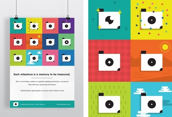 Shutterpanda Poster #panda #branding