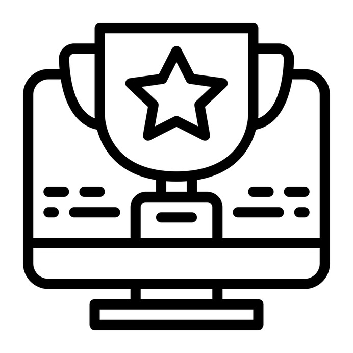 See more icon inspiration related to win, reward, desktop, award, winner, business and finance, cups, business and signs on Flaticon.