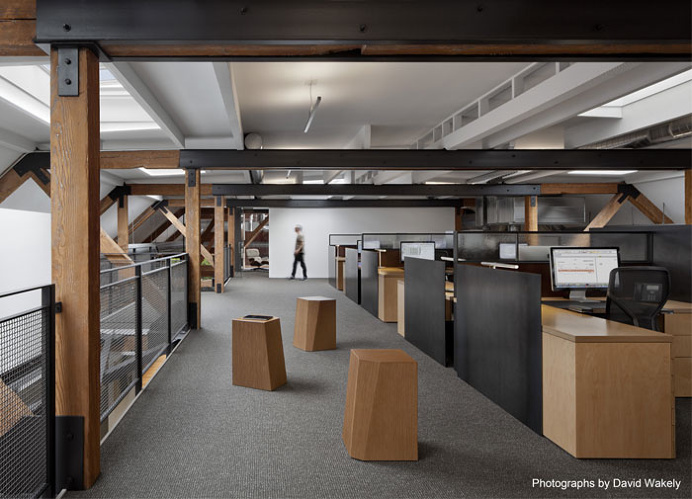 Natural and Rustic Interior of a Creative Agency