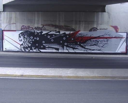Dimitris Florakis #graffiti #roiber #design #loonatik #greece #athens