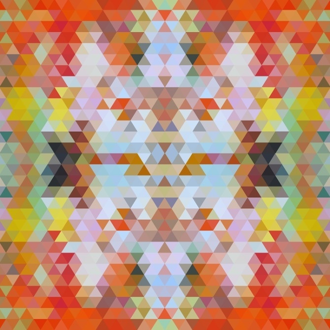 Pattern Collage - sallie harrison #pattern #wallpaper #color #shapes #geometric #triangles #pantone #collage #patterns