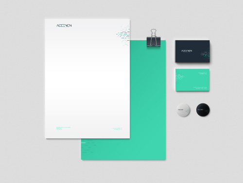 Accenon #branding #accenon #design #oven #identity #stationery