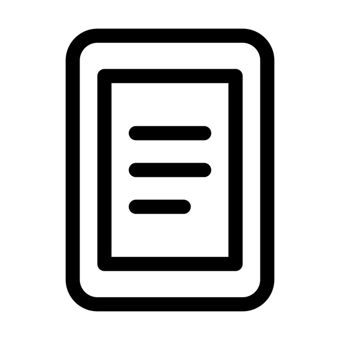 See more icon inspiration related to ebook, reader, ereader, reading, text lines, multimedia and technology on Flaticon.