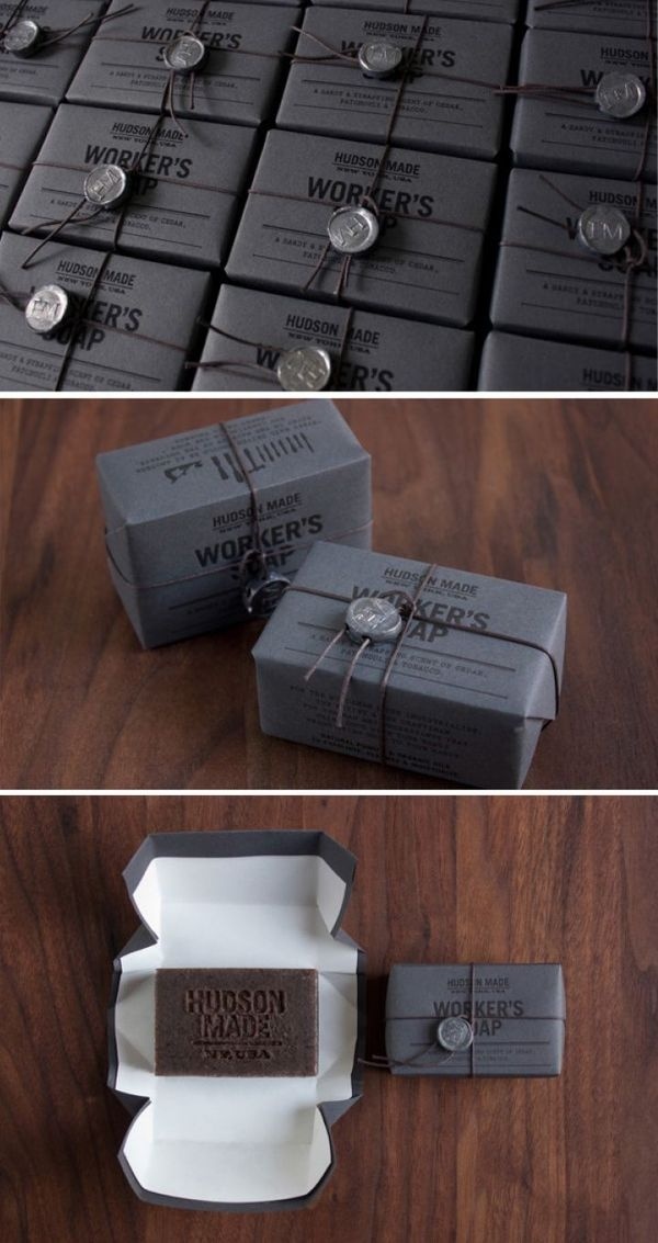 Hudson made soap is proof that simple #packaging works #2013 #toppin PD