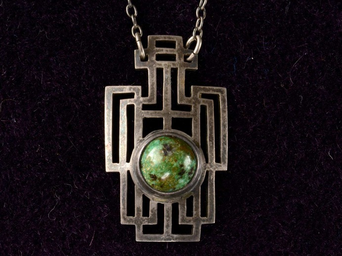 1930s Geometric Figure Pendant