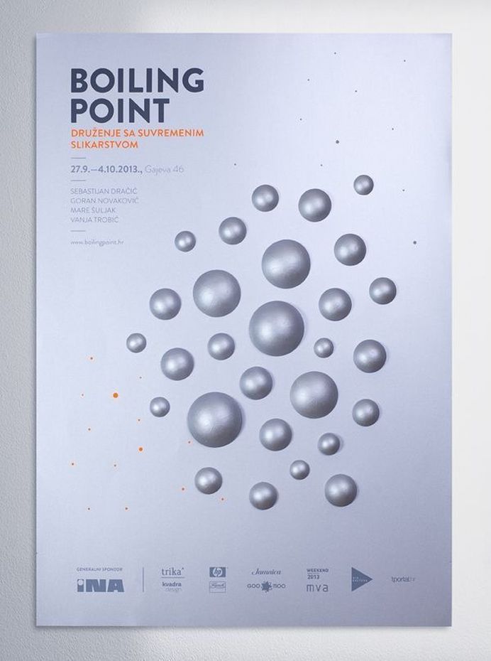 Boiling Point by Mireldy , via Behance #silver #craft #point #poster #boiling #3d