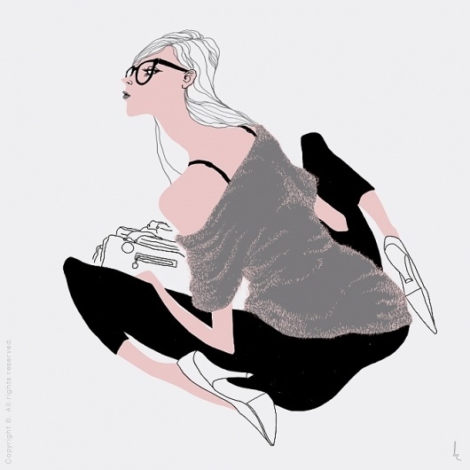 Bolsa - Lucas Romano #fashion #illustration