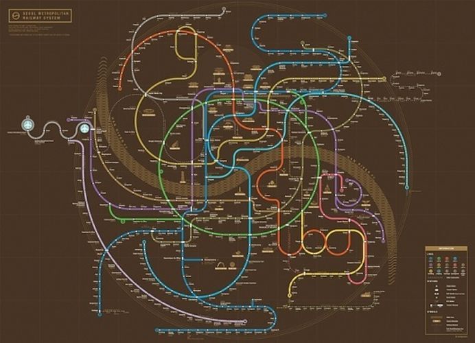 ZEROPERZERO #zeroperzero #seoul #map #subway #railway