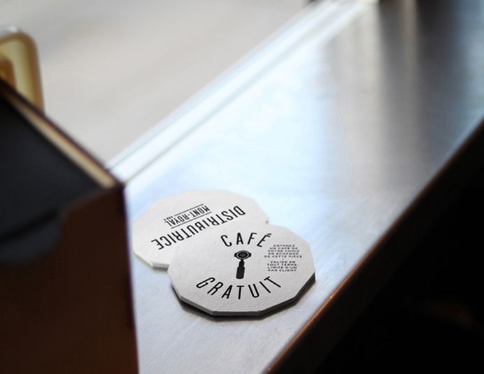 Smallest cafe place in North America, visual identity #identity