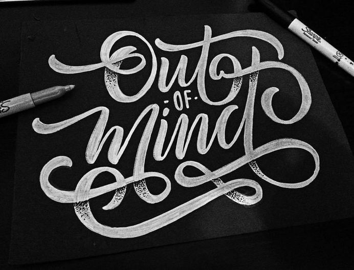 Out of Mind by @champolatype