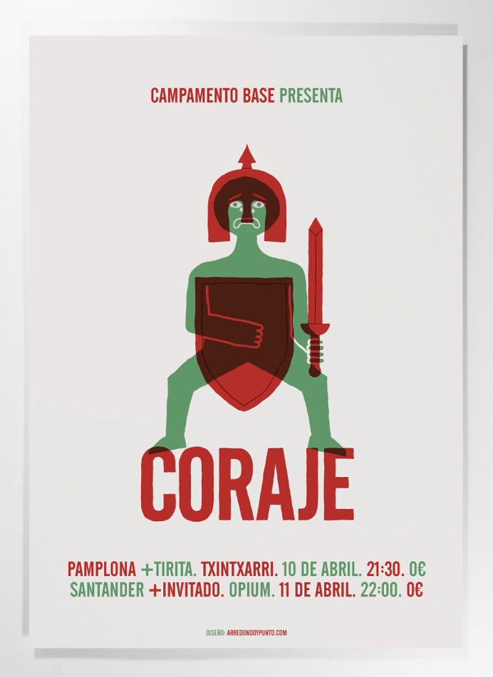 Gig Poster, by Juan Arredondo. #illustration #graphicdesign #poster #music