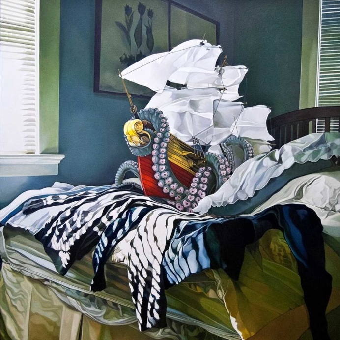 Beside You: Narrative and Melancholic Paintings by Jolene Lai