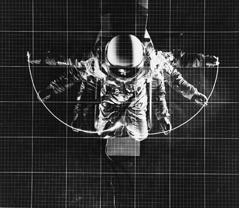 WE ARE ALL ALONE. #suit #geometry #space