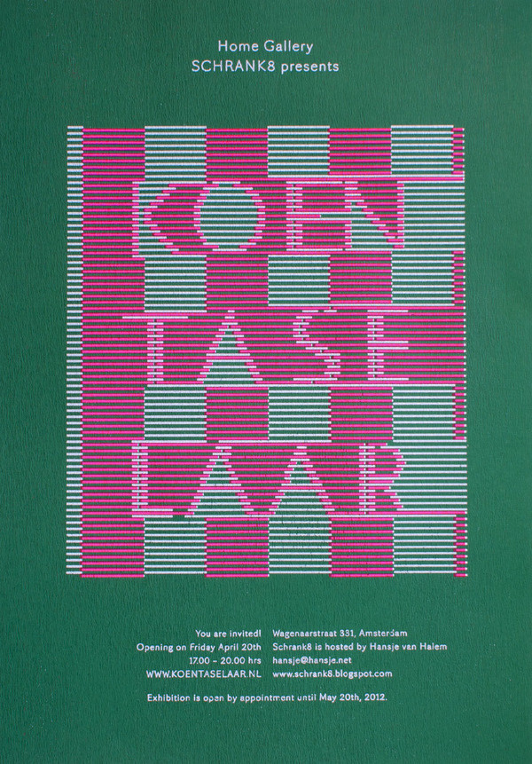 Schrank8 presents Koen Taselaar - www.hansje.net #cover #graphic #publication #typography