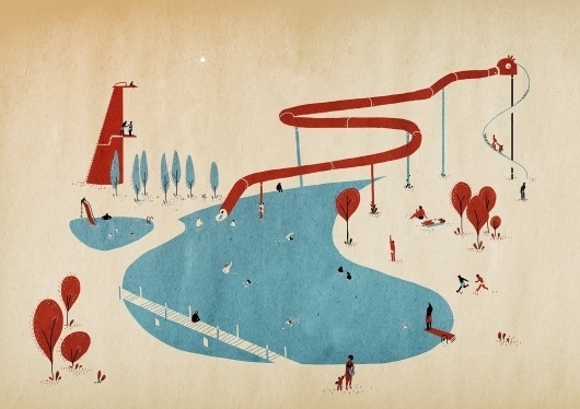 piscine.jpg (JPEG Image, 1600 × 1131 pixels) - Scaled (58%) #tom #illustration #haugomat