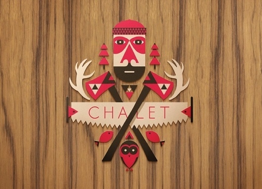 Target Chalet : Winter X Games 15 - Aaron Melander Design #logo #badge #symbol