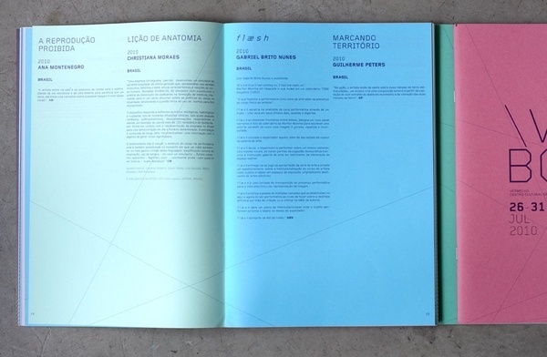 Verbo 2010 #campo #layout #colour #editorial