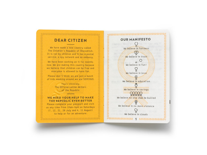 The Children's Republic of Shoreditch - Burgess Studio #passport