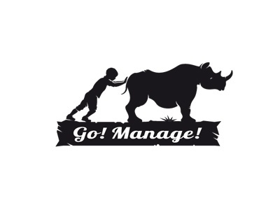 Dribbble - Go! Manage! by Type and Signs #logo
