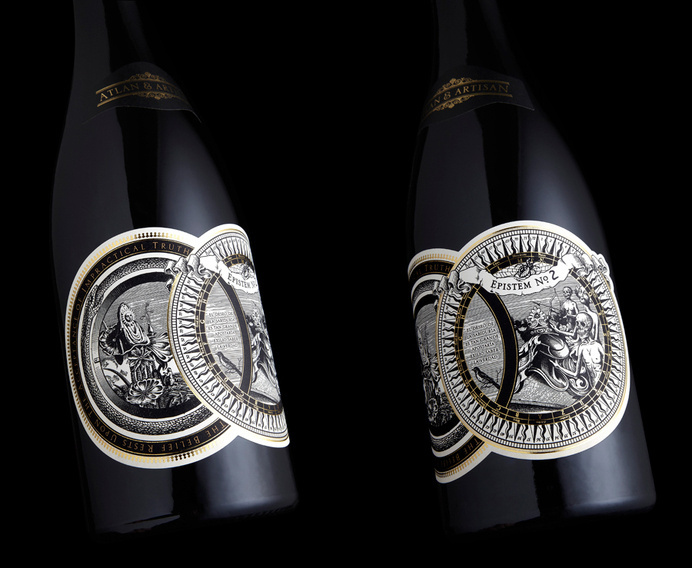 Stranger and stranger via www.mr-cup.com #packaging #illustration #wine
