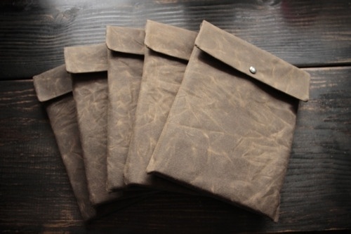 Tumblr #packaging #aged #design #texture #culture #case #leather #pouch