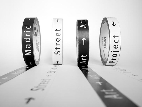 IS Creative - Madrid Street #tape #white #madrid #black #street