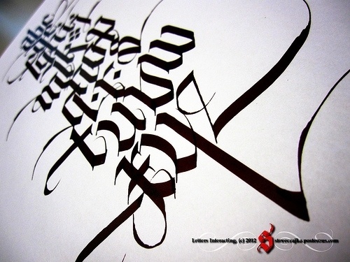 steveczajka.posterous.com - Where Calligraphy and Digital Arts Meet! #calligraphy #font #gothic #type #calligraphic #typography