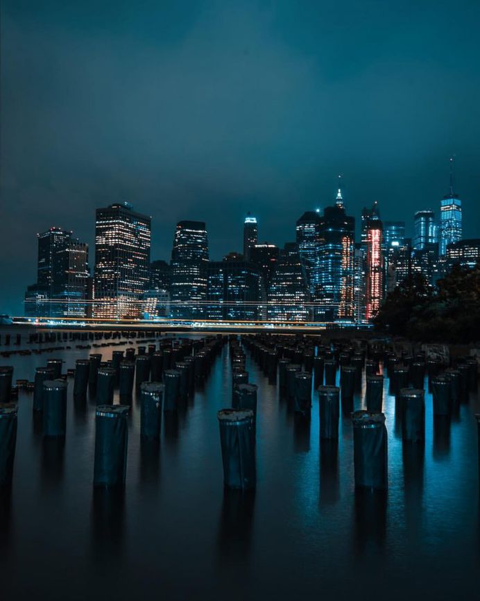 Urban Night Photography in New York City by Charles Ivan Ong