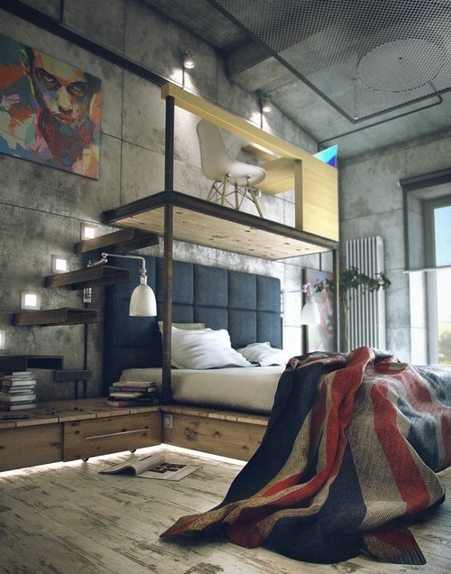 Brief / Relief #loft #bedroom