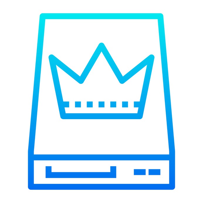 See more icon inspiration related to master, crown, hard disk, data storage, single, hardware, electronics, storage, server and computer on Flaticon.