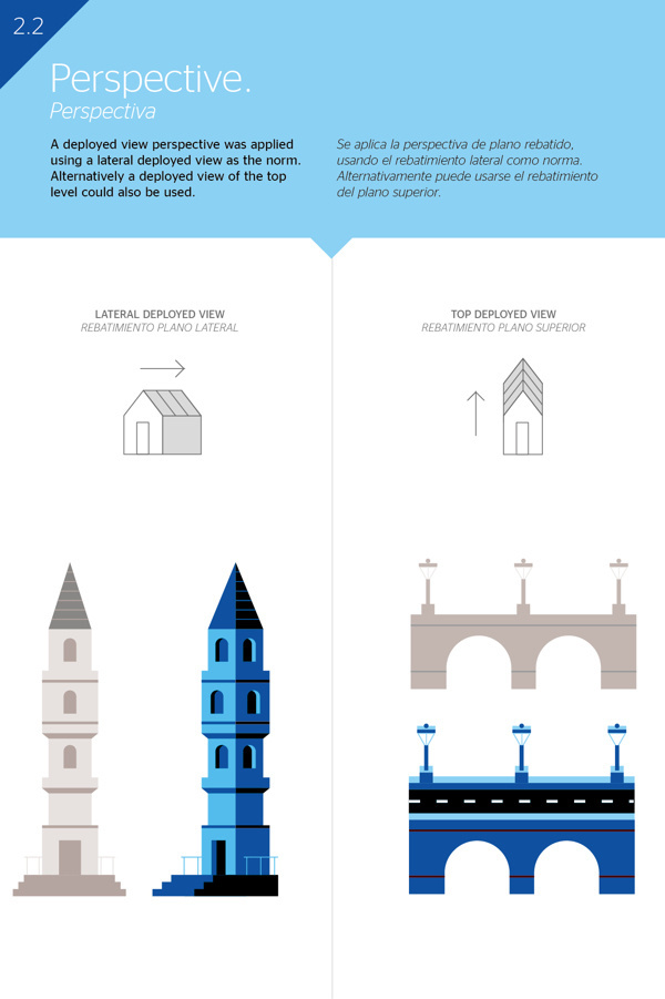 BBVA Corporative Illustration #vector #mauco #diagram #perspective #city #sosa #illustration #building #blue