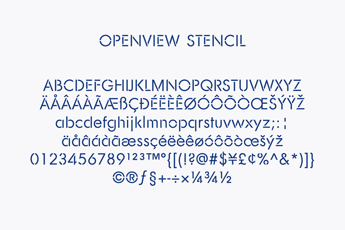 Openview branding corporate design blue Pentagram UK England London Mindsparkle Mag stationery blue marine typography designer business card