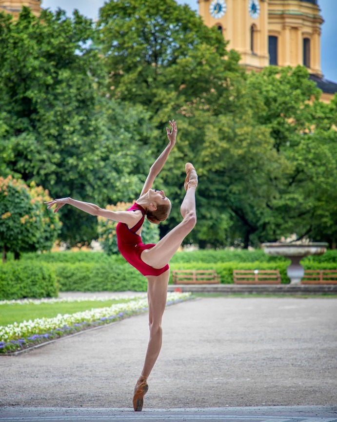Grace and Elegance of Ballerinas Dancing in The Streets by Paul Daniel Schneider
