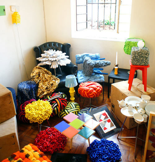 Colorful, Tactile Furniture by Humberto da Mata Photo #repurpose