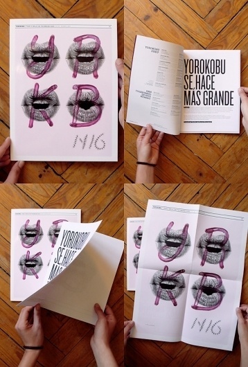 Yorokobu Magazine / Issue 16 Cover / 2011 on the Behance Network #print #poster